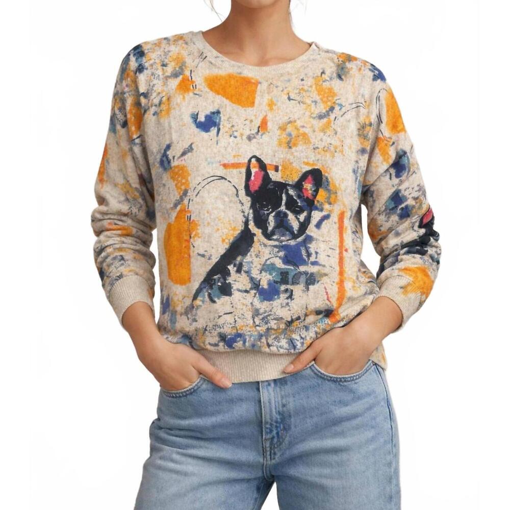 NEW SHANA APPAREL french bulldog sweater in dog